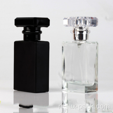 Hoogwaardige 100 ml lege rechthoek glazen parfumfles